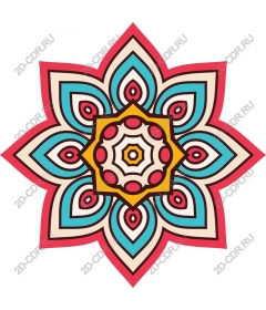  Bright decorative star