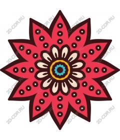 Floral mandala