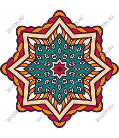 Geometric Star Mandala