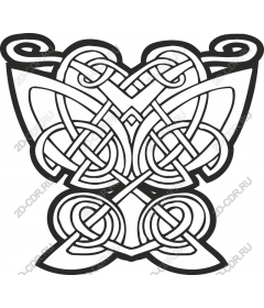 The intricate Celtic knot