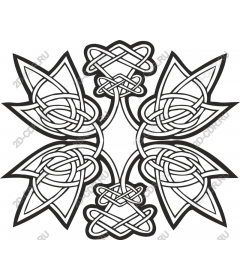 Intricate knotted work