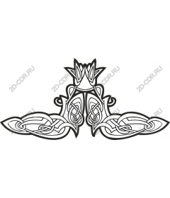 The intricate Celtic knot