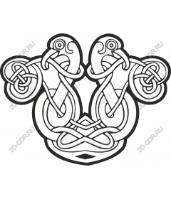  Celtic knot Bird