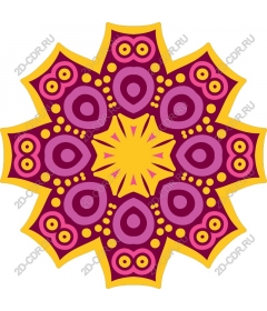  Colorful mandala
