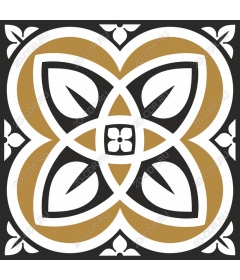 Floral geometric
