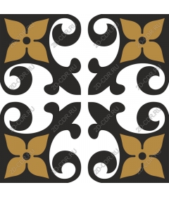  Elegant floral scroll