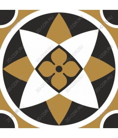 Floral Geometric elegance