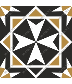  Elegant geometric star