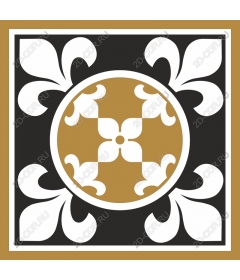 Exquisite floral motif