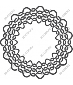  An intricate pattern of nodes and