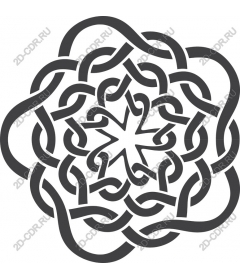  An intricate pattern of nodes