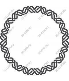 Sophisticated braided circle
