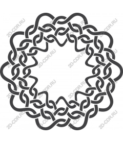 Intricate ornamental knot