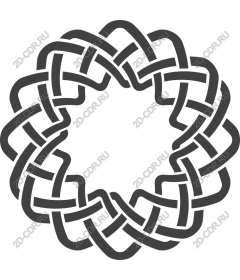 Decorative pattern with nodes