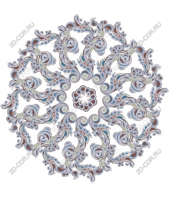  Elegant floral pattern
