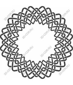 Intricate round knot