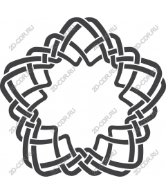 Flower Celtic knot