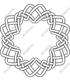 Frame with Celtic knot