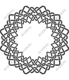 Intricate decorative knot