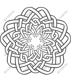  Complex geometric mandala