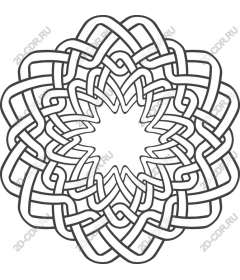  An intricate pattern of nodes