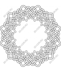  Elegant nubby circle