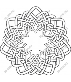  Complex woven pattern