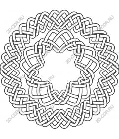 The intricate Celtic knot