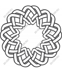  Complex round braided knot
