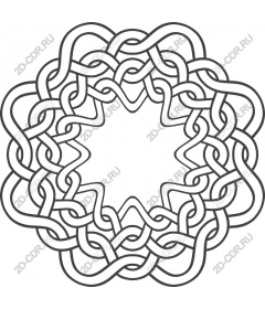  An intricate pattern of nodes