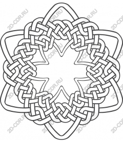  Elegant pattern with nodes