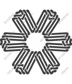 Geometric snowflake