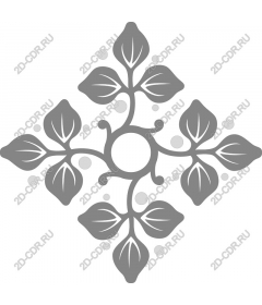  Elegant floral motif