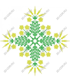  Bright floral motif