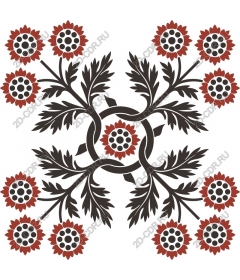 Floral mandala