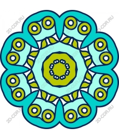  Colorful mandala