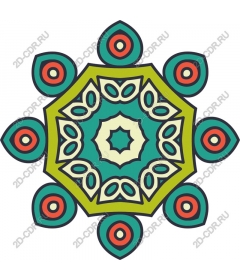  Colorful mandala