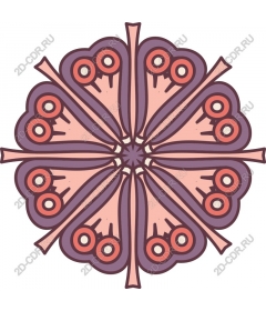 Floral mandala