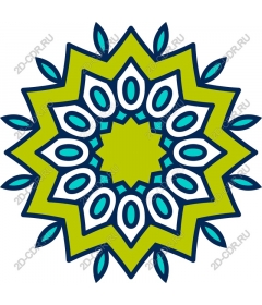 Geometric floral