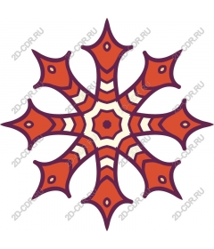  Bright pattern with stars