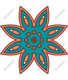 Floral mandala