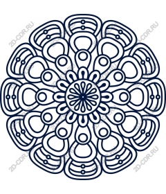  Elegant geometric mandala