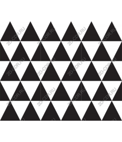  Black-and-white pattern of triangles