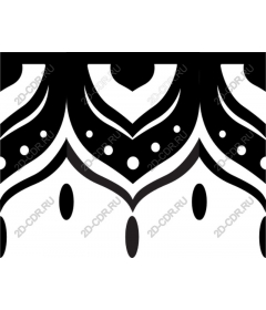 Exquisite black and white pattern