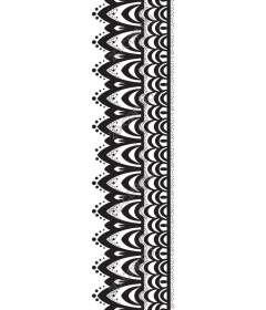  Elegant black and white frame
