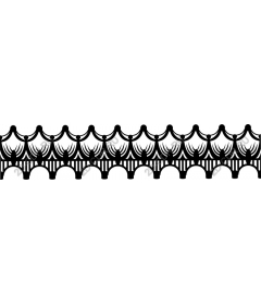  Elegant lace edging