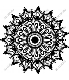 Floral mandala