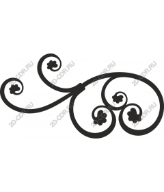  Elegant floral pattern