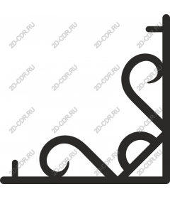  Elegant corner-ornament