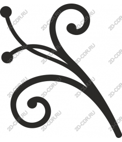  Elegant floral pattern